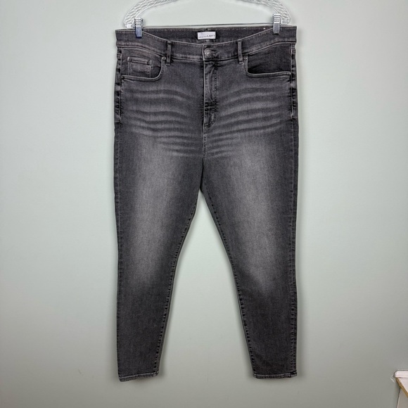 LOFT High Waist Legging Jeans Gray Wash - Picture 2 of 6